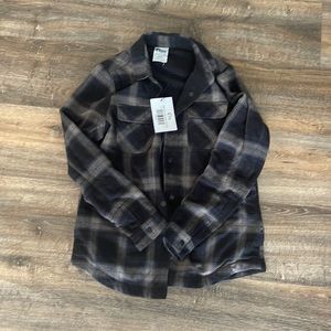 Zyia black Ashley ridge flannel jacket